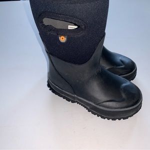 Bogs Kids' Classic Solid Waterproof Rain Boot